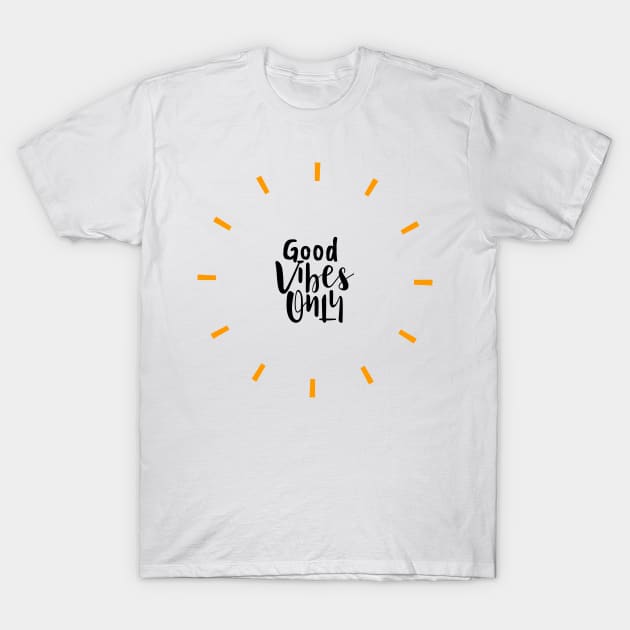 Good Vibes Only Star T-Shirt by Evlar